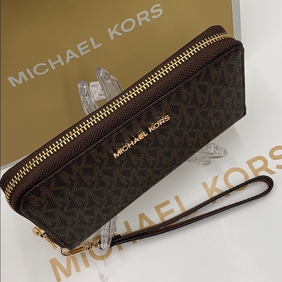 Michael Kors Jet Set Travel Phone Wallet Wristlet - Picture 5 of 16